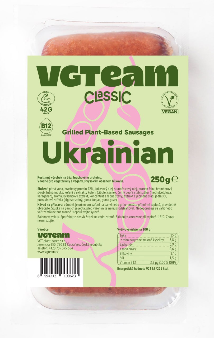 Plant-Based Grill Sausages "Ukrainian"