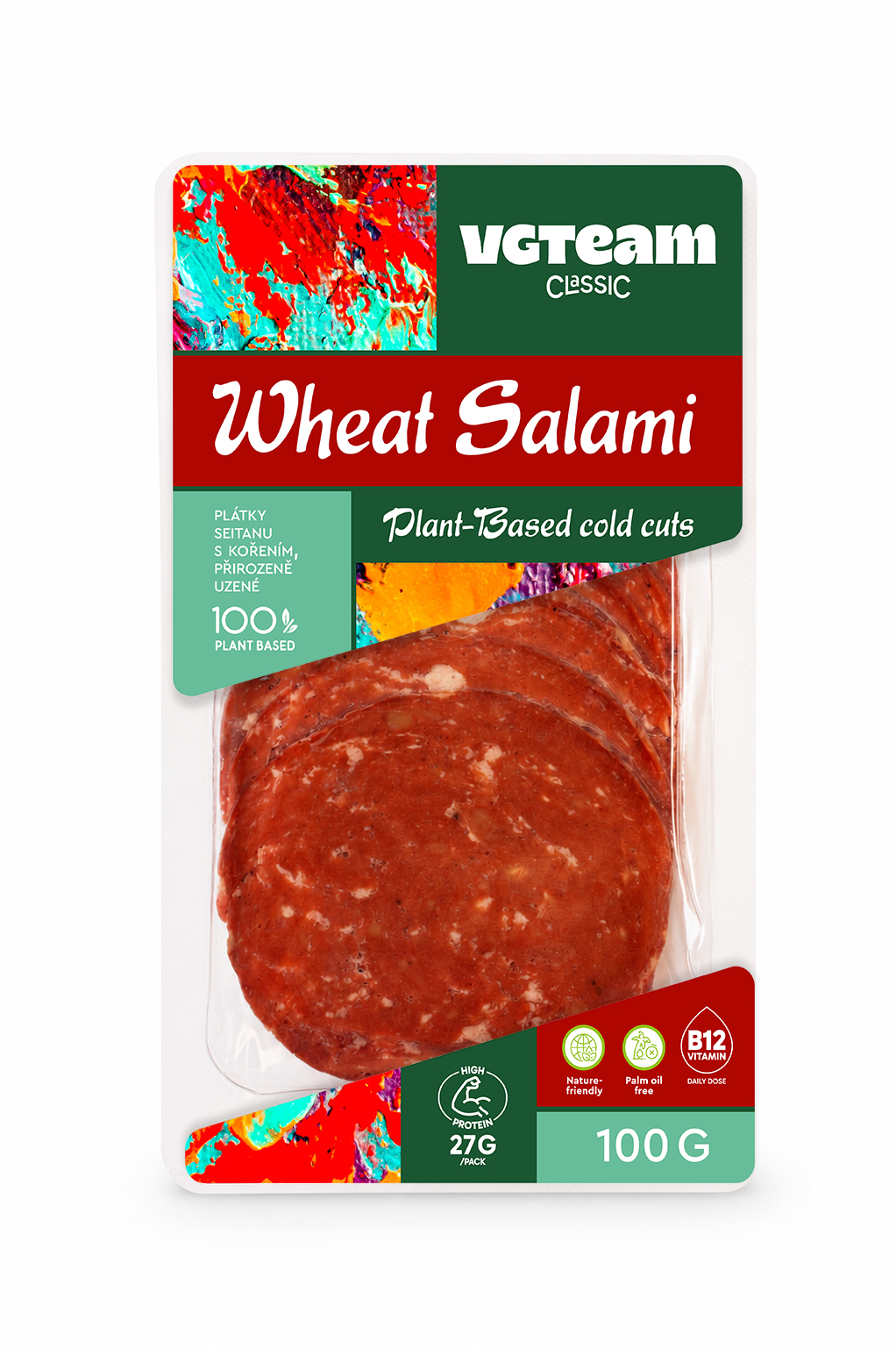 Plant based Cold Cuts "Wheat Salami"