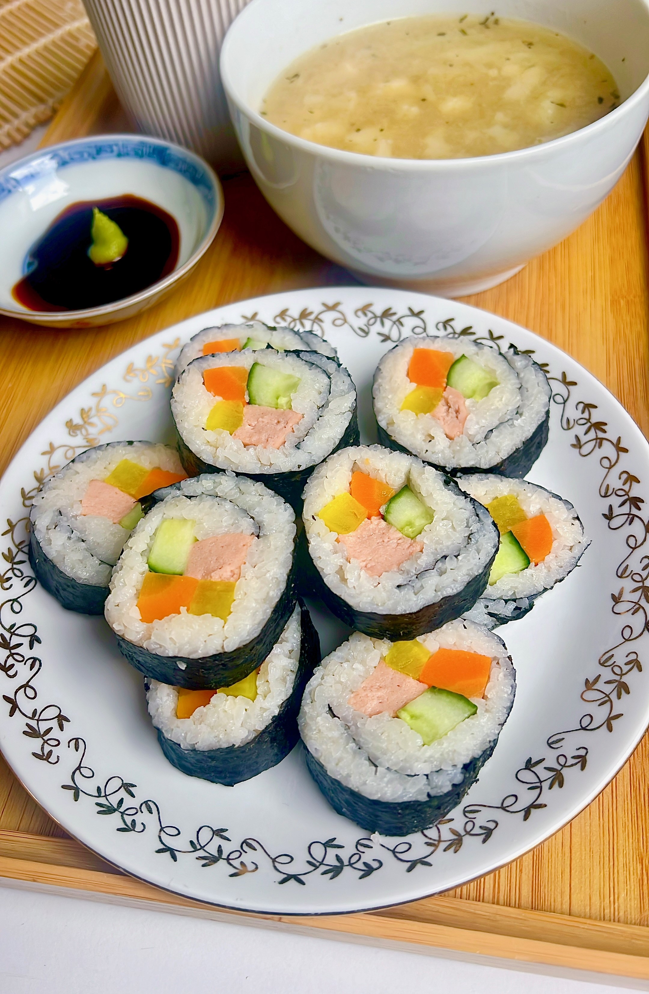 High-Protein Vegan Sushi Rolls