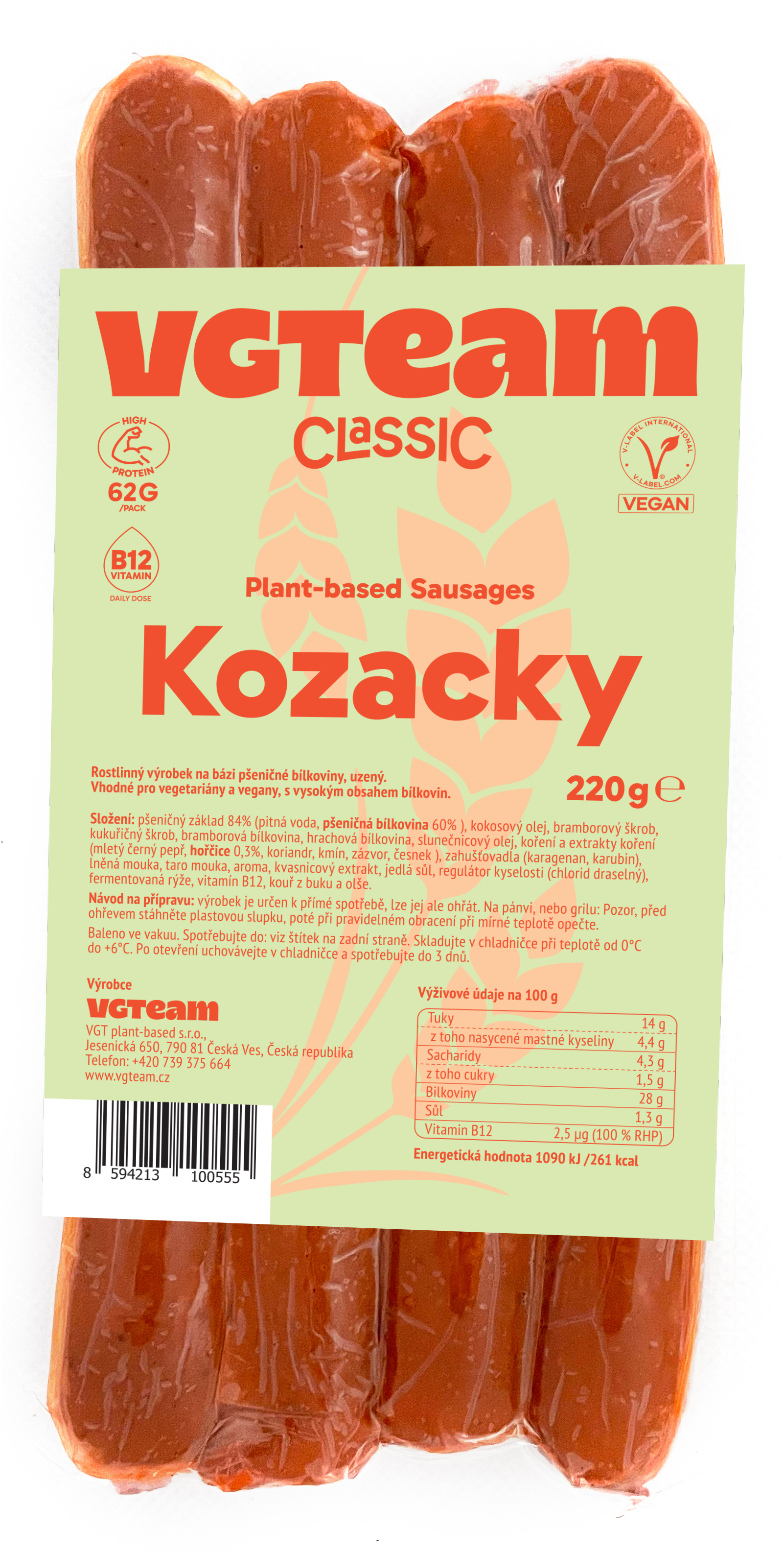 Plant-Based Sausages "Kosacky"