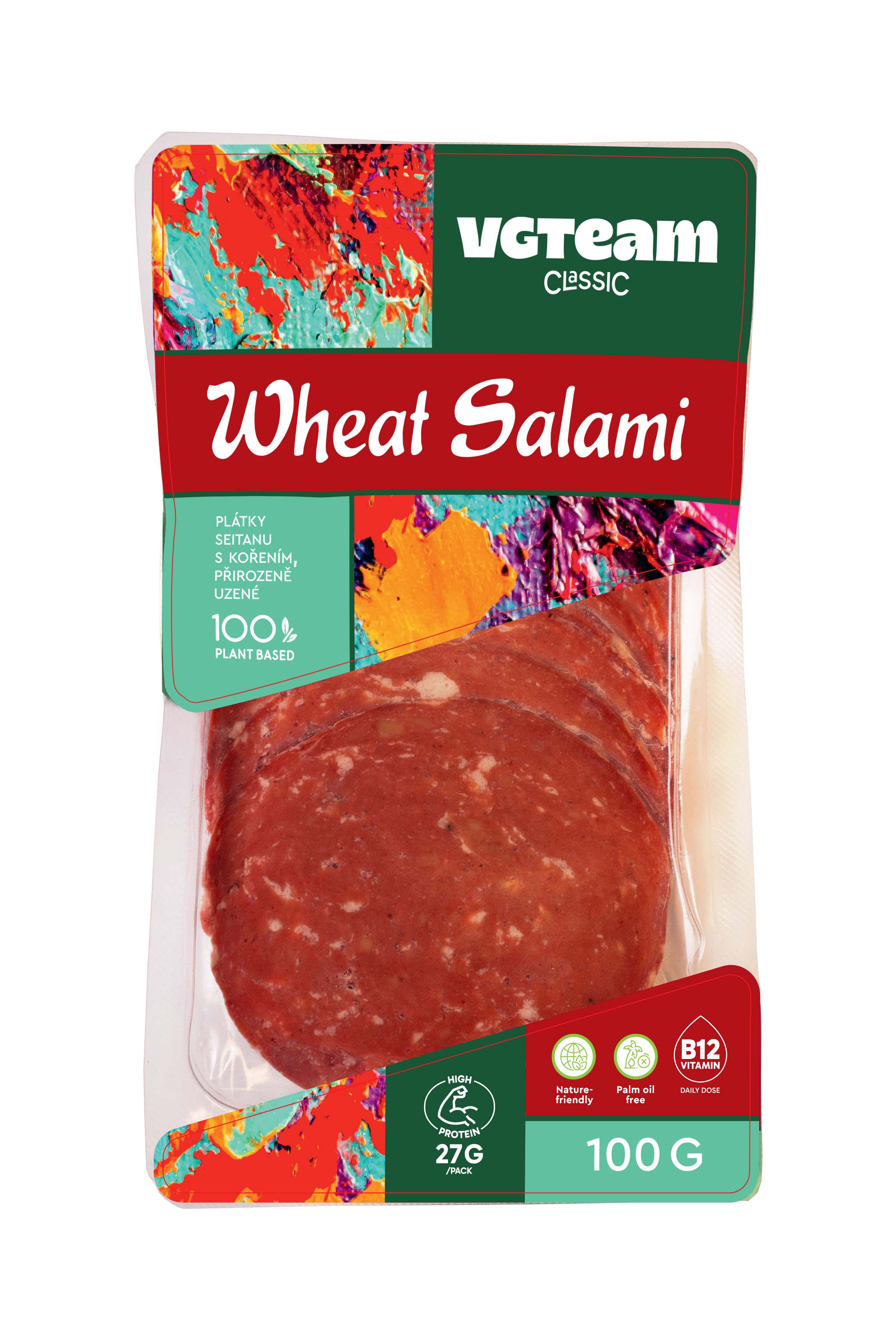 Plant based Cold Cuts "Wheat Salami"